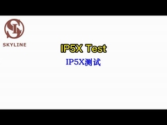 Buồng thử nghiệm môi trường bằng thép không gỉ với IPX5/6 để thử nghiệm chống bụi