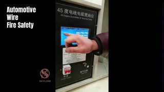 Máy kiểm tra khả năng cháy cáp ô tô ISO 6722