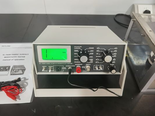 Mua Máy kiểm tra kháng bề mặt vải dệt với DC100V đo điện áp và 2 × 1014Ω đo kháng cự cho sự phù hợp với EN 1149-1/ EN 1149-2/ AATCC 76/ BS 6524 sản xuất trực tuyến