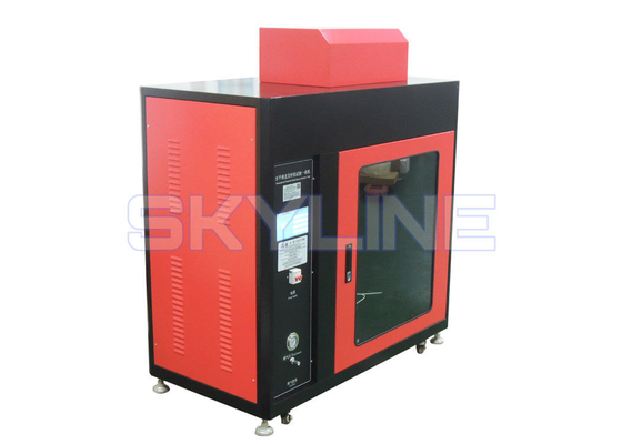 Thiết bị kiểm tra khả năng cháy màu đen bên trong với điều khiển dòng khí chính xác
