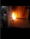 Sản phẩm xây dựng SBI Vật liệu đốt đơn Vật liệu xây dựng Thiết bị thử nghiệm dễ cháy EN13823
