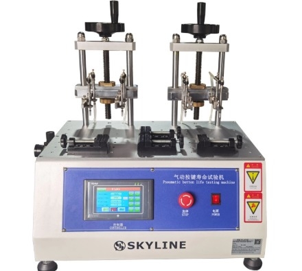 Máy kiểm tra độ bền nút nhấn khí nén 8 trạm cho công tắc, bàn phím, điện thoại, tuổi thọ và độ mỏi