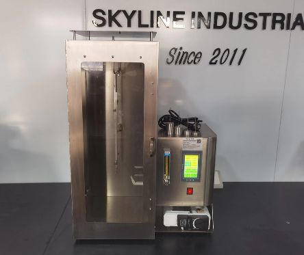 Mua Máy thử tính dễ cháy theo chiều dọc 16CFR 1615/16CFR 1616 với mẫu thử 300x80mm và chiều cao ngọn lửa 40±2mm cho hiệu suất chống cháy của hàng dệt sản xuất trực tuyến