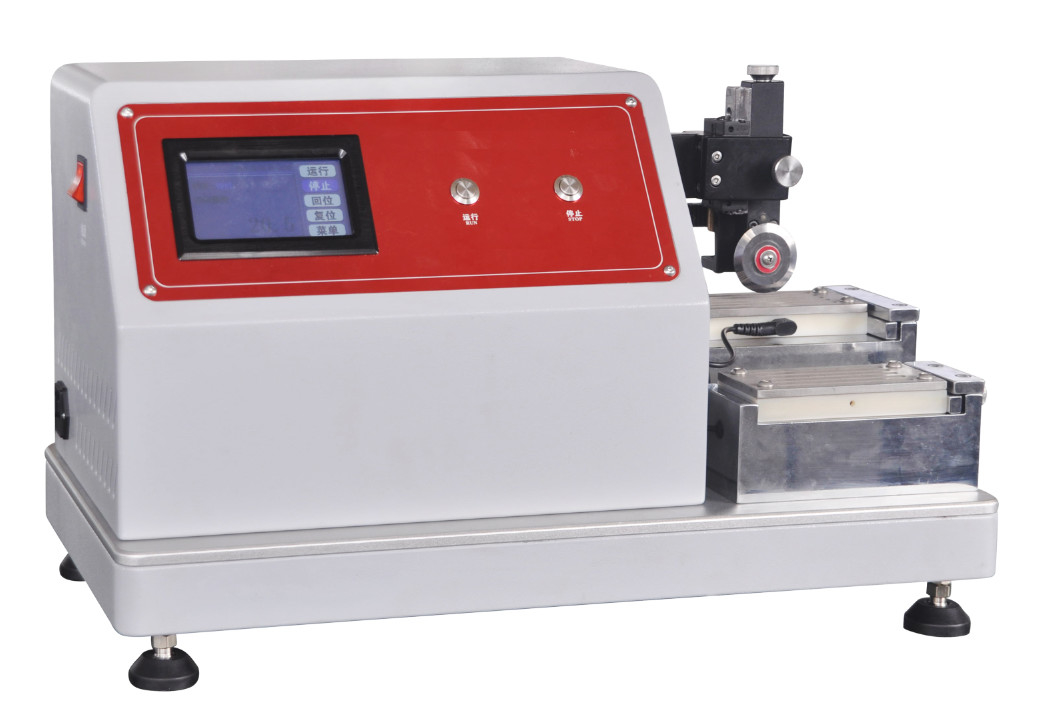 Găng tay và khu vực bảo vệ phía trên Kiểm tra độ bền EN388-2016 Máy thử chống cắt găng tay