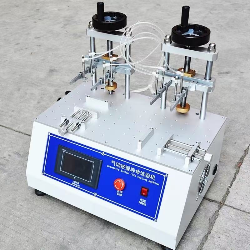 Máy kiểm tra độ bền nút nhấn khí nén 8 trạm cho công tắc, bàn phím, điện thoại, tuổi thọ và độ mỏi