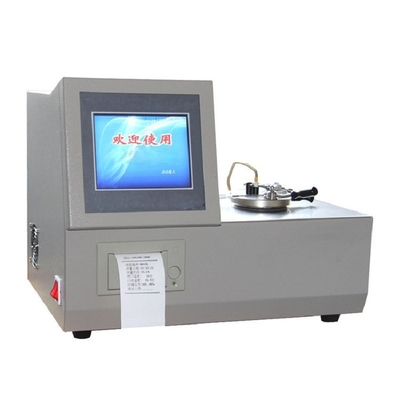 ASTM D3828 Thiết bị kiểm tra phân tích dầu Nhiệt độ thấp Máy kiểm tra điểm chớp cháy cốc 8in màn hình kín