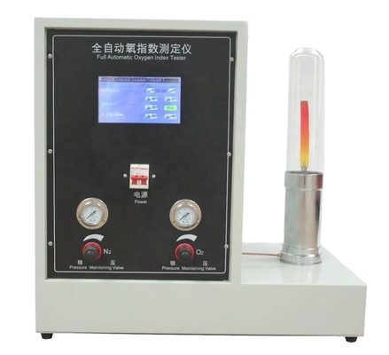 ASTM D 2863 loại màn hình cảm ứng Kiểm tra chỉ số oxy giới hạn tự động cho máy thử nghiệm đốt cao su nhựa