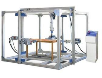 5 xi lanh khí PLC Thiết bị kiểm tra đồ nội thất, máy kiểm tra đồ gỗ