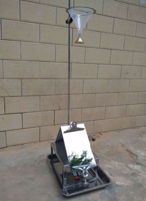 Giá tốt. AATCC42 Áo thử nghiệm thâm nhập tác động với 610mm Cone Height 335x285x1080mm trực tuyến