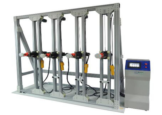 Giá tốt ISO8124-4 PLC + Màn Hình Cảm Ứng Ngang Lực Đẩy Tester với Alu chất liệu khung Kiểm Tra trực tuyến