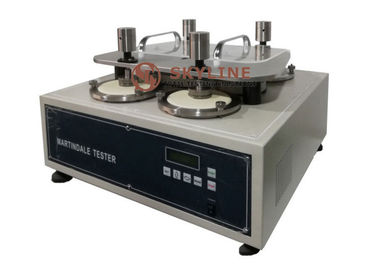 Thiết bị kiểm tra dệt may Máy mài mòn và mài thử Martindale với 4 trạm kiểm tra / Máy kiểm tra bóng dệt