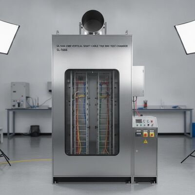 Giá tốt UL1666 CMR Vertical Shaft Cable Tray Fire Test Chamber for Flame Retardant Cable Certification SL-1666 Trực tuyến